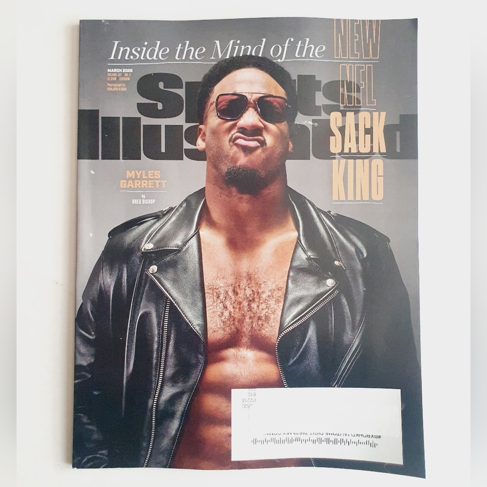 Sports Illustrated Magazine March, 2026 - Myles Garret New NFL Sack King